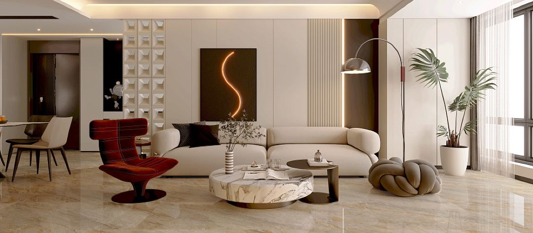 Brown Marble Basconi Home